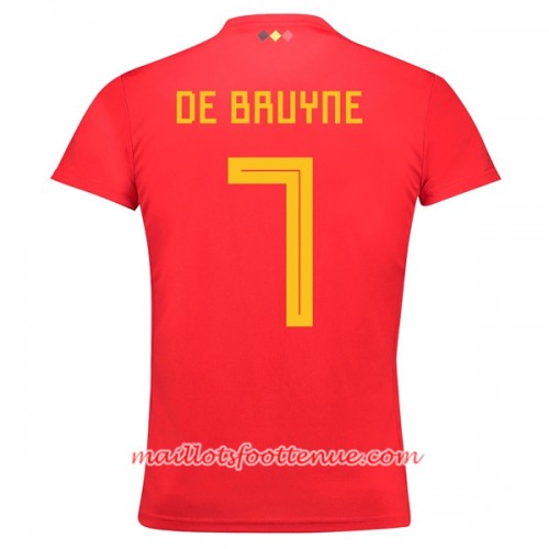 Maillot/Tenue Belgique De Bruyne 7 Femme Domicile Coupe du monde 2018 Maillot/Tenue Belgique De Bruyne 7 Femme Domicile Coupe du monde 2018